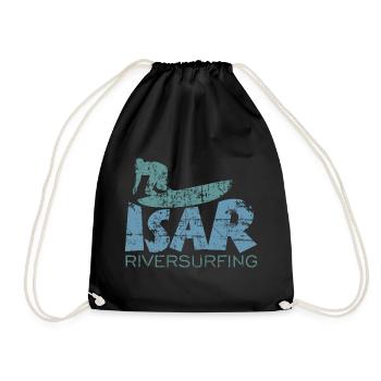 Isar Riversurfing (Vintage / Bleu Vert) - Sac de sport léger - noir - Devant