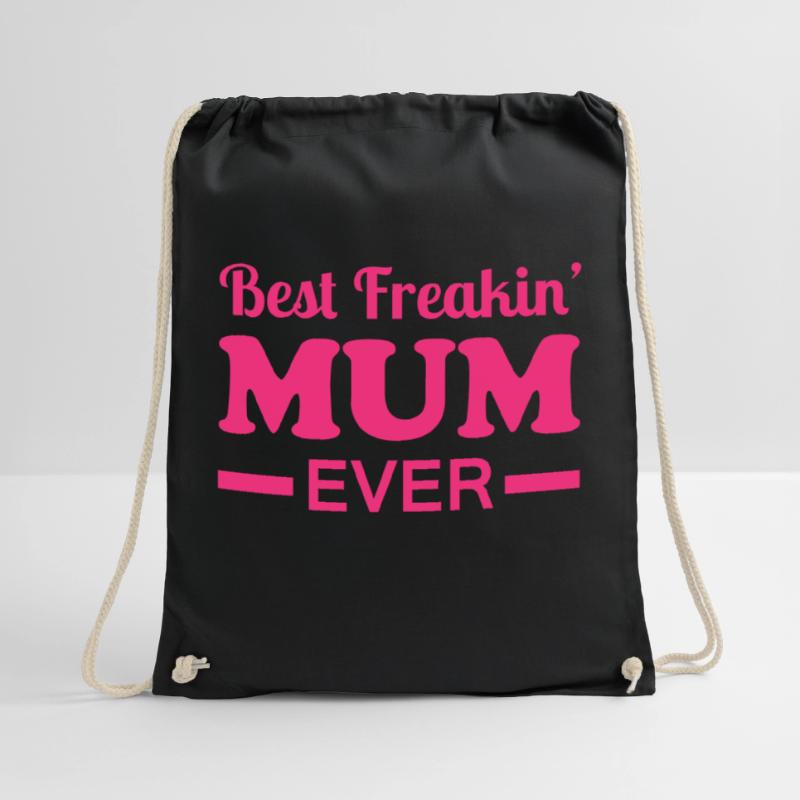 Mum Drawstring Bag