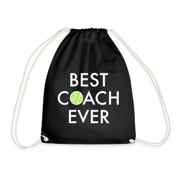 le meilleur entraîneur de tennis de tous les temps - Sac de sport léger - noir - Devant