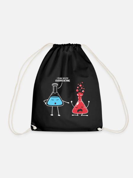 Wissenschaft Universität Schlau Mathematik T-Shirt - Turnbeutel - Schwarz