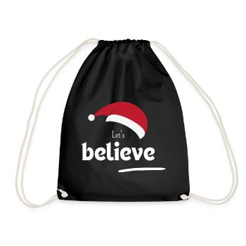 Let's believe - Sac de sport léger - noir - Devant