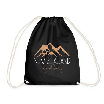 NEW ZEALAND unfamed beauty - Drawstring Bag - black - Front