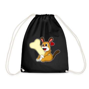 Os de chien - Sac de sport léger - noir - Devant