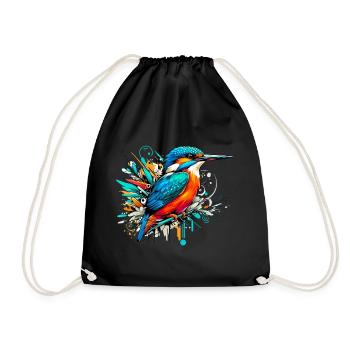 Martin-pêcheur - Sac de sport léger - noir - Devant