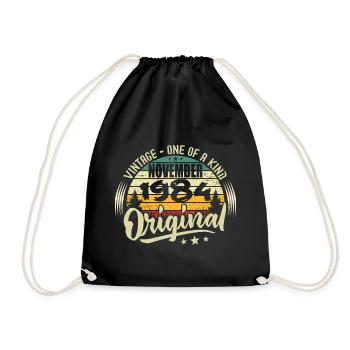 Vintage Novembre 1984 Original Novembre 1984 - Sac de sport léger - noir - Devant