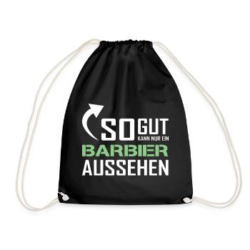 Seul un barbier peut être aussi beau - Sac de sport léger - noir - Devant