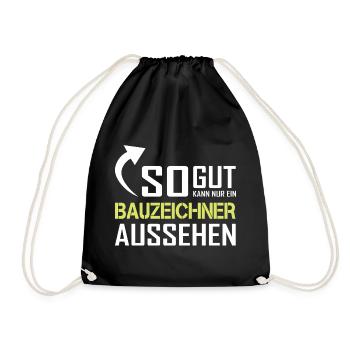 Seul un dessinateur peut être aussi beau - Sac de sport léger - noir - Devant