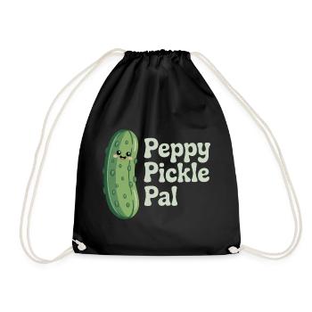 Peppy Pickle Pal - Concombre - Sac de sport léger - noir - Devant