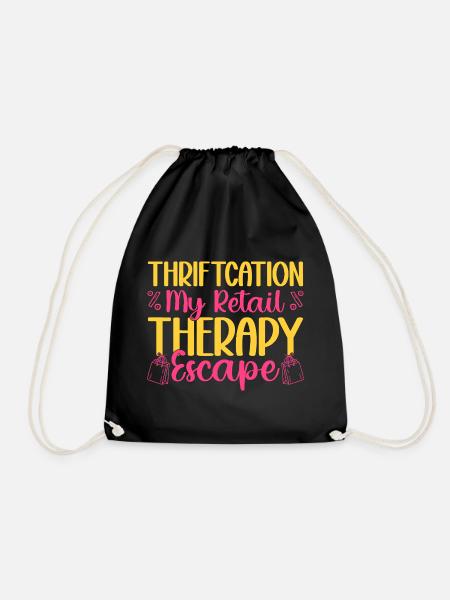 Thrift Shopper Thriftcation My Retail Thrift Store - Turnbeutel - Schwarz