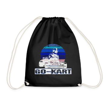 Kart - Turnbeutel - Schwarz - Vorne
