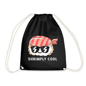 Shrimp - Turnbeutel - Schwarz - Vorne