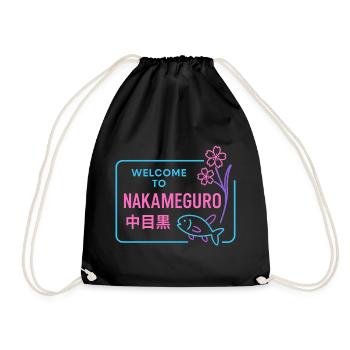 Welcome to Nakameguro - Sac de sport léger - noir - Devant