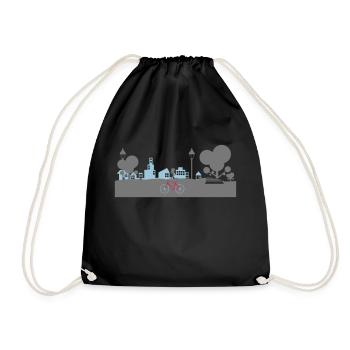 Cycling 2583868 - Drawstring Bag - black - Front