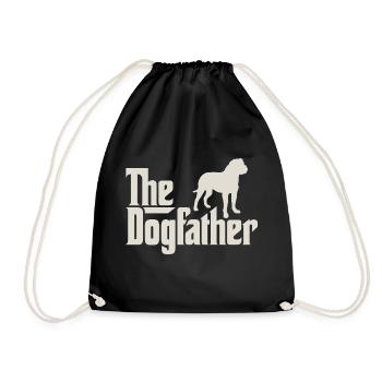 The Dogfather - Bullmastiff - Turnbeutel - Schwarz - Vorne