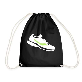 sneaker turnschuh - Turnbeutel - Schwarz - Vorne