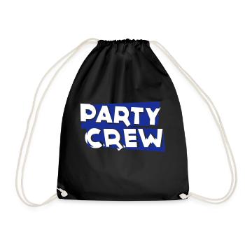 Party Crew - Turnbeutel - Schwarz - Vorne