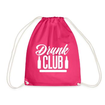 Drunk Club - Turnbeutel - Fuchsia - Vorne