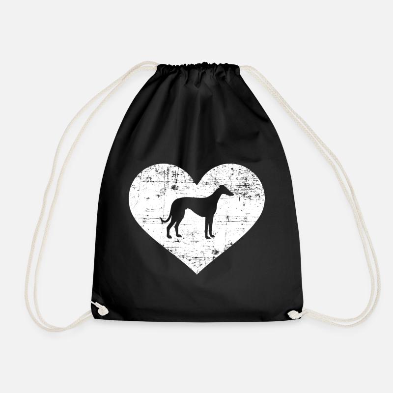 Whippet - Turnbeutel - Schwarz