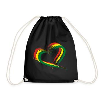 Bolivia - Drawstring Bag - black - Front