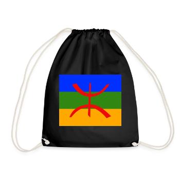 Drapeau Amazigh Berbère Imazighen - Sac de sport léger - noir - Devant