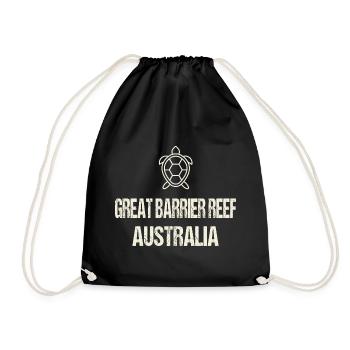 THE GREAT BARIER REEF - AUSTRALIA - Turnbeutel - Schwarz - Vorne