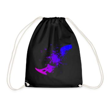 Femmes Kitesurf Kitesurf Hommes Kitesurf Kitesurf - Sac de sport léger - noir - Devant