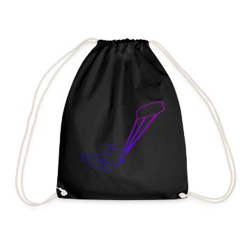 Kitesurf Femmes Kitesurf Kitesurf Kite Hommes Kitesurf - Sac de sport léger - noir - Devant
