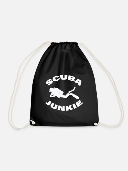 SCUBA JUNKIE - Turnbeutel - Schwarz