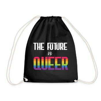 Mois de la fierté LGBTQ - L’avenir est queer - Sac de sport léger - noir - Devant