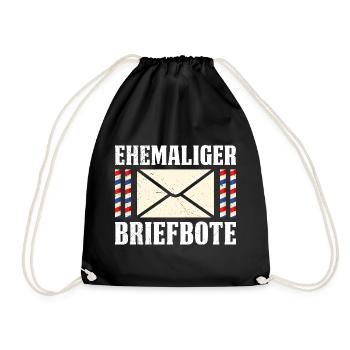 Postman FORMER POSTMAN Funny - Drawstring Bag - black - Front