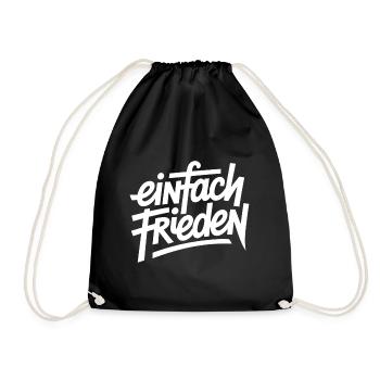 Simplement la paix - Sac de sport léger - noir - Devant