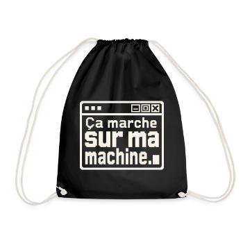 Développeur, ça marche sur ma machine - Sac de sport léger - noir - Devant