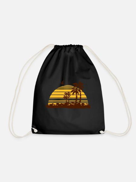 sunset - Sac de sport léger - noir