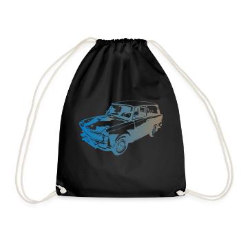  601 Kombi Trabi - Turnbeutel - Schwarz - Vorne