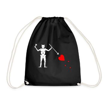 Edward Teach Flag - Sac de sport léger - noir - Devant