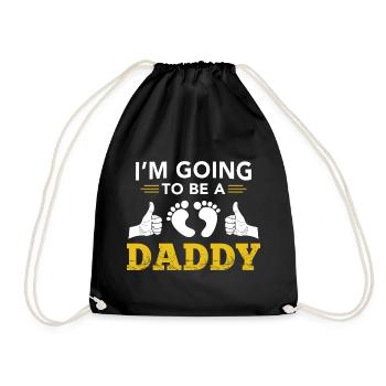 I'm Going To Be A Daddy - Future Dad Dad - Drawstring Bag - black - Front