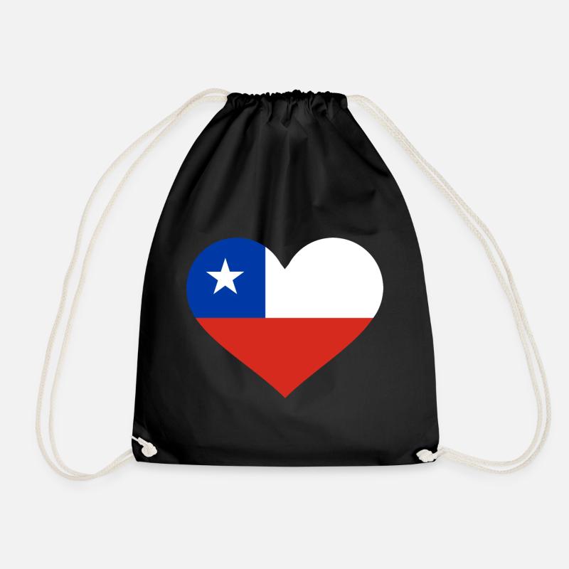 Chile - Turnbeutel - Schwarz