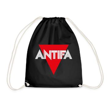 ANTIFA - Drawstring Bag - black - Front