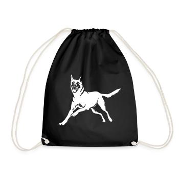 Malinois "Black Edition" - Drawstring Bag - black - Front