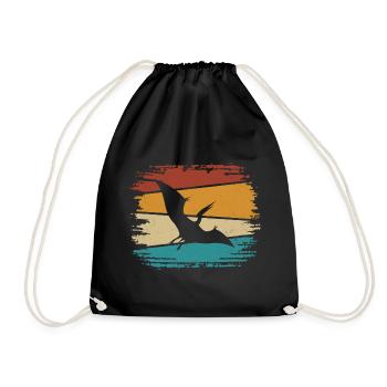 Dino Dinosaure Ptéranodon - Sac de sport léger - noir - Devant