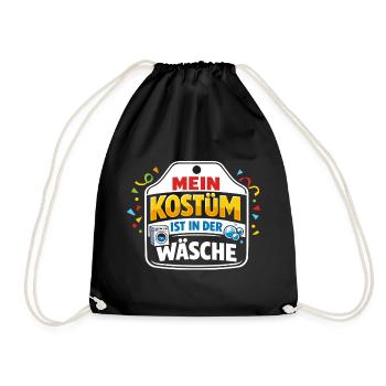 Carnival Costume Lingerie Funny Gift - Drawstring Bag - black - Front