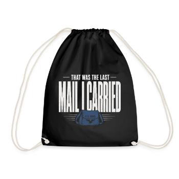 Retired Postman Retired Postman - Drawstring Bag - black - Front
