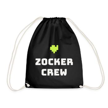 Gamer Crew Gamer Gaming Pixel Console Cadeau - Sac de sport léger - noir - Devant
