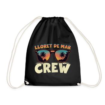 Lloret De Mar Crew - Turnbeutel - Schwarz - Vorne