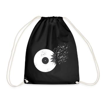 Vinyle - Sac de sport léger - noir - Devant
