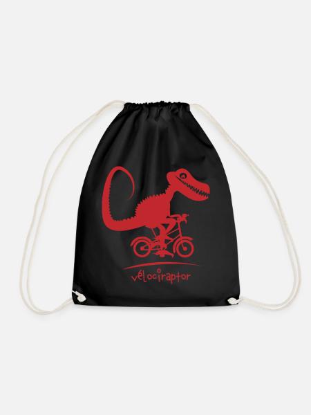 velociraptor - Sac de sport léger - noir