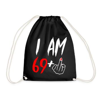 70e anniversaire - Sac de sport léger - noir - Devant