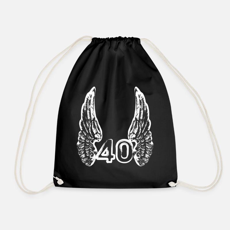 Anniversaire 40 ans - Sac de sport léger - noir