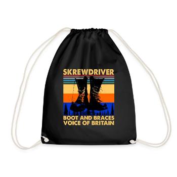 Skrewdriver botte et accolades voix de la Grande-Bretagne - Sac de sport léger - noir - Devant