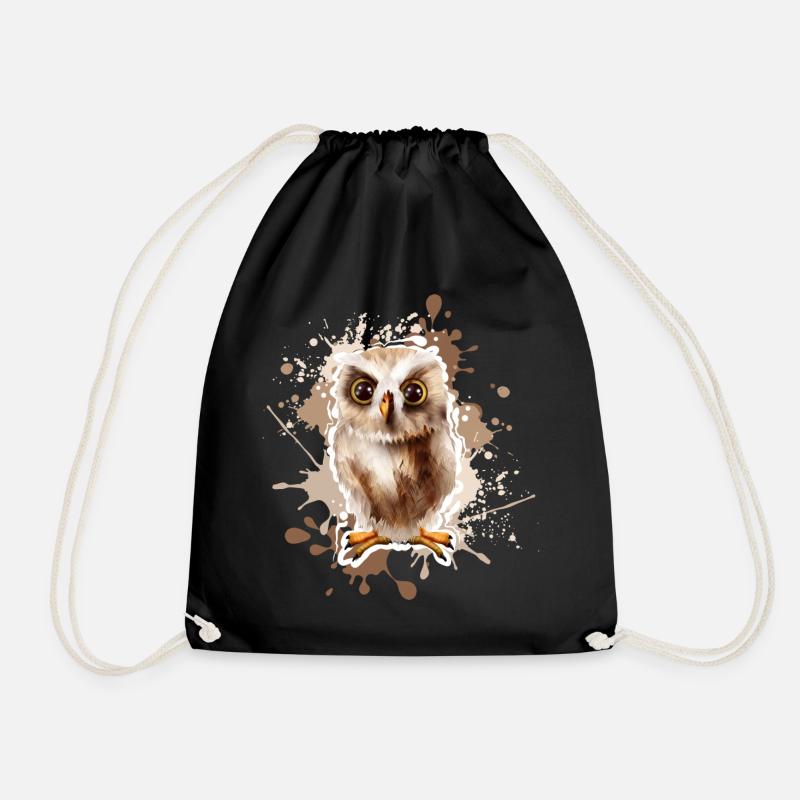 Hibou - Sac de sport léger - noir